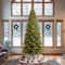 Glitzhome® 11ft Pre-Lit Green Full Fir Artificial Christmas Tree, Multicolor LED Lights
